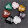 Loose Gemstones Loose Heart Reiki Seven Chakra Healing Natural Stone Tumbled Irregar Polishing Rock Quartz Yoga Energy Bead Decoratio Dhcmh