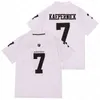 WS American College Football Wear Men＃7 Colin Kaepernick Icon 2.0 Jersey with Kap #imwithka Football Sticthed Jerseys Black White