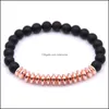 Perles Strands Stone Bracelet Black Men 8Mm Beads Set And Women Healing Energy Handmade Jewelry Drop Delivery 2021 Brace Dhseller2010 Dhixj