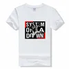 T-shirt da uomo System Of A Down Punk Camicia da uomo in cotone di alta qualità Hop-hip TShirt Donna Streetwear Harajuku Kawaii Ulzzang Top Tees