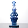 Hot 8 Inch Heady Galss Bongs Unique Hookahs Faberge Fab Egg Bong Blue Green Water Pipes Showerhead Perc Percolator Smoking Pipe 14mm Joint Dab Rigs With Bowl