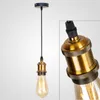 مصابيح قلادة Whiet Color Industrial Light Lamp Retro Hanging Lampshade Lighting Restaurant /Bar /Coffee