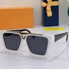 Modedesign-Sonnenbrille Z1502W großer quadratischer Plattenrahmen Sommer trendige Linse klassischer Stil Top Original hochwertiges Männer Millionaires Sonnenbrillenglas