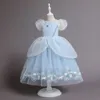 Mädchenkleider Prinzessin Mädchen Verkleidung Karnevalskostüme für Kinder 3 6 8 Jahre Mädchen Cosplay Ballkleid Partykleid Kinder Halloween Kleidung 220905