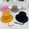 여자 와이드 브림 모자 여름 버킷 모자 S 조정 가능한 맞춤 모자 184g