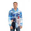 メンズフーディーズXenoblade Chronicles 3 Merch 3D Men Mensized Harajuku Zipper Hoodis Sweatshirtカジュアルハイストリート