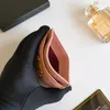 Kvinnokorthållare äkta lädermynt handväska rhombus plånbok mjuk lammskinn lyxdesigner klassisk fårskinn kreditkortsäck kort