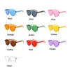 Солнцезащитные очки без окраины круглые винтажные розовые фиолетовые голубые дизайнерские дизайнерские бренды Siamse Candy Trend Goggles безжалостны