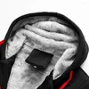 남자의 후드 재미있는 잉어 남자하라 주쿠 인쇄 남성 후드 힙합 캐주얼 재킷 따뜻한 느슨한 스트리트웨어 지퍼 두꺼운 코트