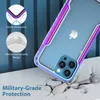 2022 Premium Phone Cases Aluminum Alloy Metal Frame Protective Cover Transparent TPU PC Back Case for Apple iPhone 14 Pro Max Series