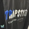 Mäns T-skjortor Trapstar Collection T-shirt män Kvinnor flockar broderi Letter Euro storlek SHIRTFASHION OCH BELIGA