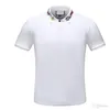2023 designer rayure polo t-shirts serpent polos abeille broderie florale hommes haute rue mode cheval polo T-shirt S-3XL