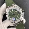 Relógio mecânico masculino de luxo Jf produz Roya1 0ak Offshore 15710 Series V10 Swiss Automatic Sports es Brand relógio de pulso