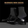 Athletic Socks 10Pares/Men High Quality Polyester Cotton Business Men Breattable Mid Tube Casual Soft L220905