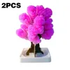 Decorazioni natalizie 1/2 pezzi magici alberi di cristallo giapponese Sakura albero di carta alberi di cristallo per bambini giocattolo fai da te NDS