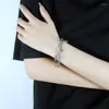 Armreifen 634c Elefantenkettenarmband einstellbares Schloss Toggle Knoten -Manschette Armbänder für jugendliche Mädchen Frauen zierliche Dekoration
