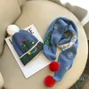 Accessori moda Sciarpe Donna Inverno Bambini Sciarpa Cappello Guanti Simpatici cappelli natalizi Albero lavorato a maglia rosso Due pezzi caldi