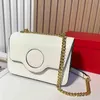 Cross body gold chain schoudertassen dames handtas leer luxe designer merk crossbody vrouwelijk orgel portemonnees 220324