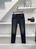 Automne et hiver nouvelle mode jeans serrés de haute qualité top confortable casual mélange de coton designer crayon hommes jeans