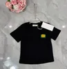 Çocuk T-Shirt Elbise Erkek Bebek Kız Yüksek Kaliteli Tasarımcı Tees Gömlek Üstleri Çocuk Yaz Giyim Çocuklar