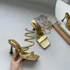 Kleiderschuhe Ankunft Sex attraktiv Mode Gold Frauen Sandalen d￼nne niedrige Absatzband Rome Sandal Summer Gladiator Casual Casual Casual