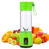 Electric Juicer Portable 4 Blender Rechargeable USB Fruit Vegetable Cup Personal Blender 380ml Outdoor Juicers LYX142