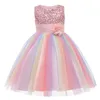 Abiti da ragazza LZH Abiti per bambini per ragazze Elegante principessa Abito da sera per feste Ragazze di fiori Abito da sposa Bambini Costume di Halloween 8 10 anni 220905