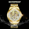 New Mechanical Automatic Wristwatches Men Designer Stainless Steel Watches Waterproof Glow in the Dark Wristwatch Black White Gold for Male with Box