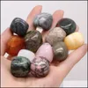 Pierres précieuses en vrac Chakra en vrac Guérison Reiki Pierre naturelle roulée Irregar Polissage Rock Quartz Yoga Méditation Pierres énergétiques Perle Dec Dhhef