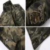 Giacche da uomo DIMUSI Autunno Mens Bomber Casual Uomo Camouflage Esercito Cappotti militari Slim Outwear Giacca a vento Abbigliamento 220905