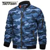 Vestes pour hommes TACVASEN Hiver Militaire Outwear Hommes Coton Rembourré Pilote Armée Bomber Manteau Casual Baseball Varsity 220924