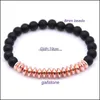 Perles Strands Stone Bracelet Black Men 8Mm Beads Set And Women Healing Energy Handmade Jewelry Drop Delivery 2021 Brace Dhseller2010 Dhixj