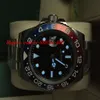 Lyxklockor av hög kvalitet II 116719 Red Blue Ceramic Bezel 18K White Gold New Automatic Mens Watch Men's Watch Wristwatch334U