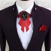 Bow Ties 2022 Erkekler Business Club Düğün Partisi Bowtie Cravat El Yapımı Kadın Kravat Elastik Band Strap Butterfly Rhinestone Şerit kravat