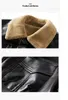 Men's Leather Faux Mens Winter Fleece Pu Jacket Coat Gross Quary Casual Outwear Militar Mility Motor Motor Jackets Men Vintage 220905