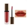 Lip Gloss 7.5g Moda Matte Lipstick Liquidu Líquido de Maquiagem de Maquiagem de Copo Nonimável