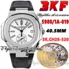 3KF v2 3K5980-1A-019 CH28-520 Automatische chronograaf Heren Work Witte textuur Kies Stickers Roestvrij