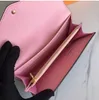 Carteira de design de luxo feminina 5A carteiras longas de couro genuíno de alta qualidade dobrável porta-moedas pasta porta-passaporte bolsas com caixa