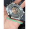 Luxury Mens Mechanical Watch Es Roya1 0ak Pełny automatyczny dla mężczyzny randka Funt Glow w ciemnej szwajcarskiej marce na rękę