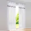 Vorhangfenster gestreiftes Polyester Voile Stoff plissierte gewebte Wohnkultur f￼r Wohnzimmer schiere Vorf￼hrung von Custome Made gemacht
