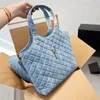 Tote bags genuine leather women handbag purse totes designer Denim bag luxurys Shoulder bag Elegant versatile wallet portable