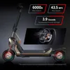 Scooter elettrico stock EU Ninebot di Segway GT2 Super Smart KickScooter 6000 W Doppio motore 90 km Portata 70 km / h GT2P Olio per freni idraulici PM-OLED Display trasparente