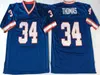 American College Football Wear Uomo 24s tage Football Thurman 34 Thomas Jim 12 Kelly 78 Bruce Smith 83 Andre Reed Sticthed Maglie retrò economiche