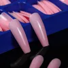 Faux Ongles 100 Pcs Bonbons Couleur Ballet Nail Tip Extension Forms Français Acrylique Mix Taille Pleine Couverture Conseils Faux