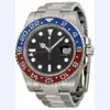 Lyxklockor av hög kvalitet II 116719 Red Blue Ceramic Bezel 18K White Gold New Automatic Mens Watch Men's Watch Wristwatch334U