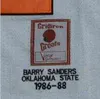 Ws American College Football Wear 1986-1988 Retro NCAA Uomo Oklahoma State OSU 21 Barry Sanders College Football Maglie Cheap Sanders Universit