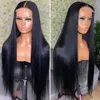 Lace Front Wig Pre Plucked Straight Frontal Transparent Human Hair Wigs 13X4 With Baby