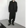 Herrenhosen 27-44 Customized Männerhaarstylistin Hip Hop Retro Draping Asymmetrisch Harem Plus Size Costümen