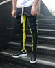 Pantalones de hombre, pantalones de chándal para hombre, ropa deportiva táctica a rayas para hombre, chándales para hombre, pantalones de chándal negros Hip Hop 2022