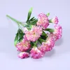 Decoratieve bloemen 1 Bunch Bouquet of Artificial Silk Flower Carnations Home Garden Decor Bridal Wedding Holding Festival Decoratie